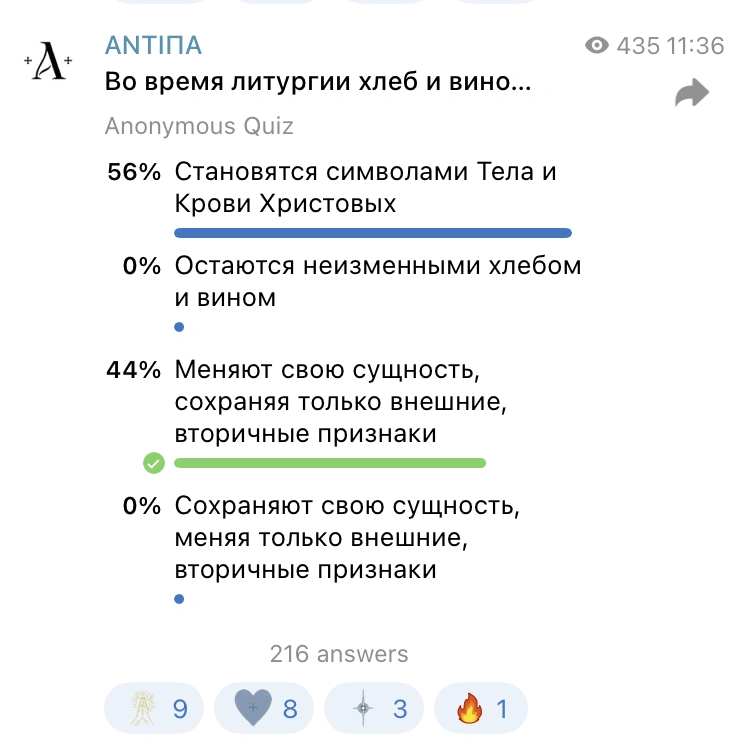 [Текст] Церковь упорно не хочет признавать свой символизм