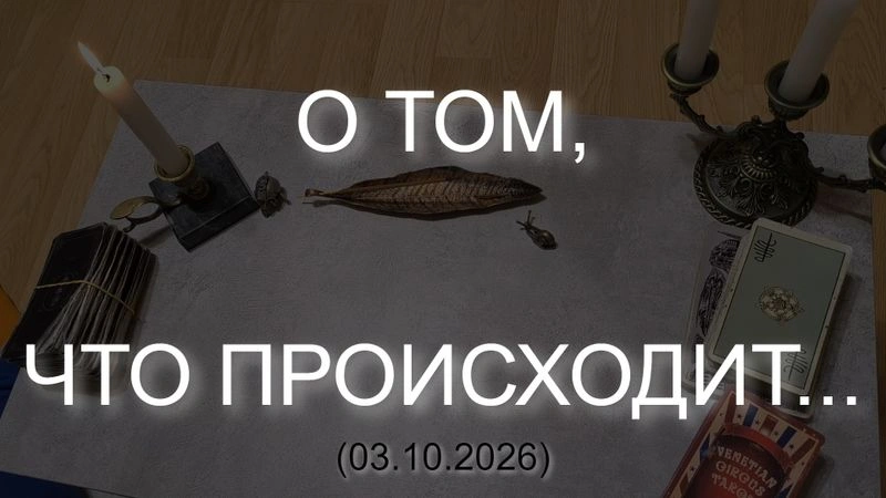 О ТОМ, ЧТО ПРОИСХОДИТ… (03.10.2026)