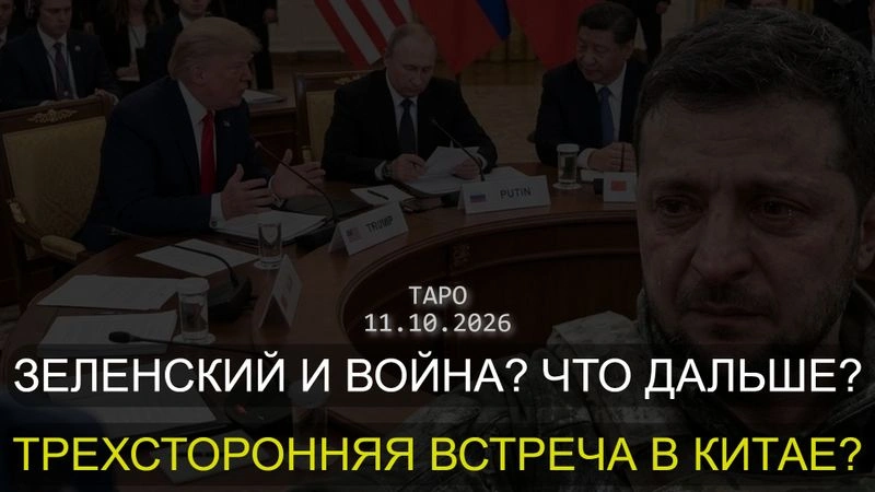 ⚡ЗЕЛЕНСКИЙ И ВОЙНА? ЧТО ДАЛЬШЕ? ТРЕХСТОРОННЯЯ ВСТРЕЧА В КИТАЕ? (11.10.2026)