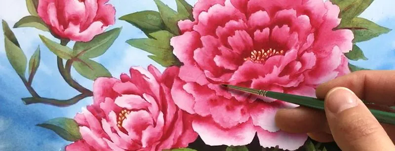 "Пионы" ?АКВАРЕЛЬ! ?СПЕЦИАЛЬНЫЙ Мастер-класс в реальном времени, 2 часа 51 минута
