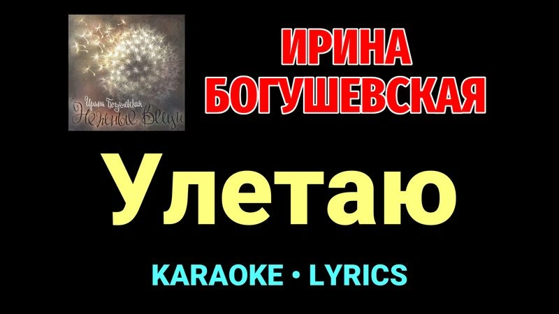 Улетаю ★♫★ Ирина Богушевская