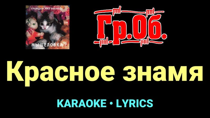 Красное знамя ★♫★ Гражданская Оборона