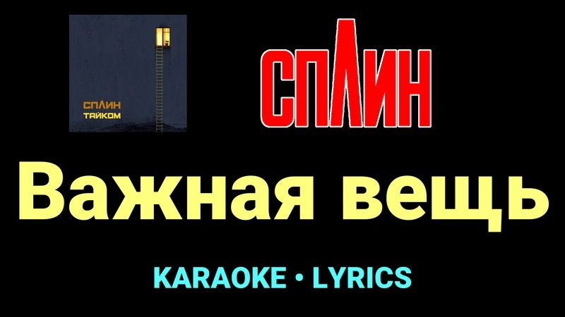 Важная вещь ★♫★ Сплин