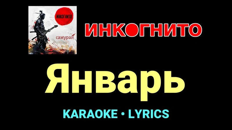 Январь ★♫★ Инкогнито