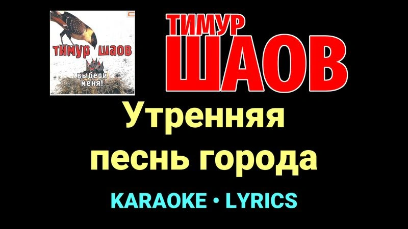 Утренняя песнь города ★♫★ Тимур Шаов