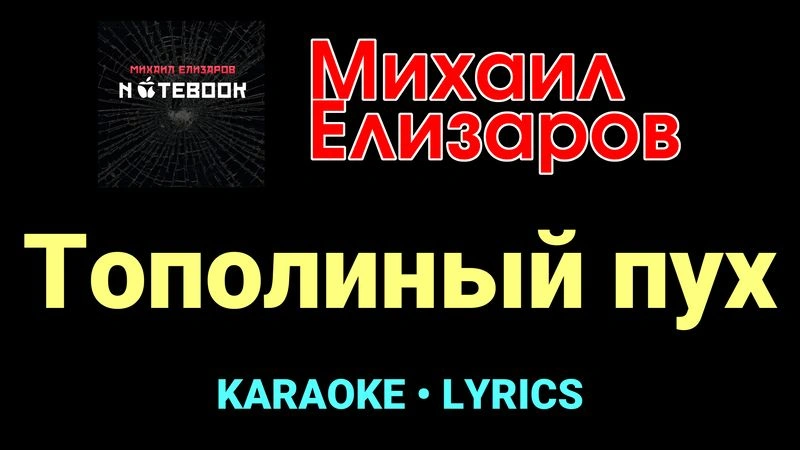 Тополиный пух ★♫★ Михаил Елизаров