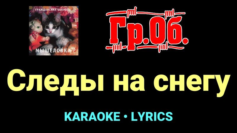 Следы на снегу ★♫★ Гражданская Оборона