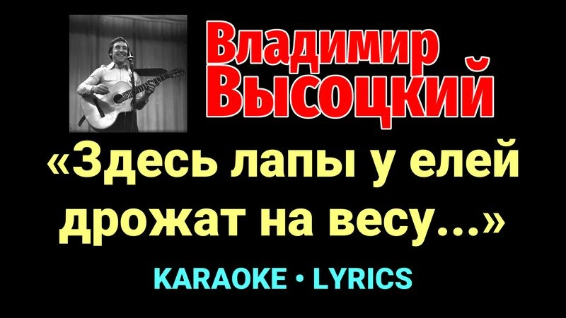 «Здесь лапы у елей дрожат на весу...» ★♫★ Владимир Высоцкий