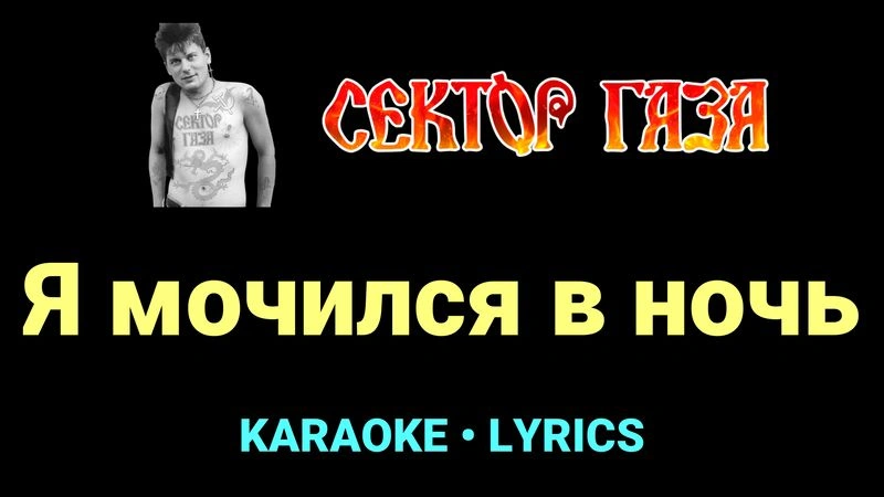 Я мочился в ночь ★♫★ Сектор Газа