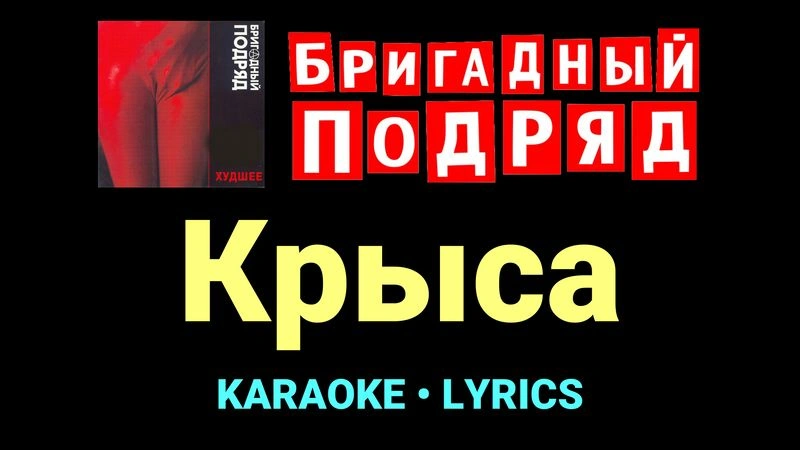 Крыса ★♫★ Бригадный подряд