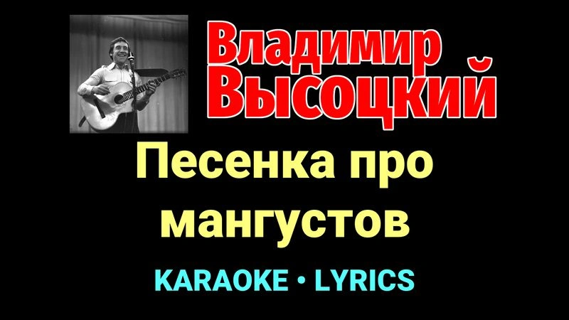 Песенка про мангустов ★♫★ Владимир Высоцкий
