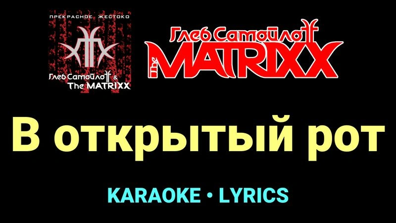 В открытый рот ★♫★ Глеб Самойлоff & The MatriXX