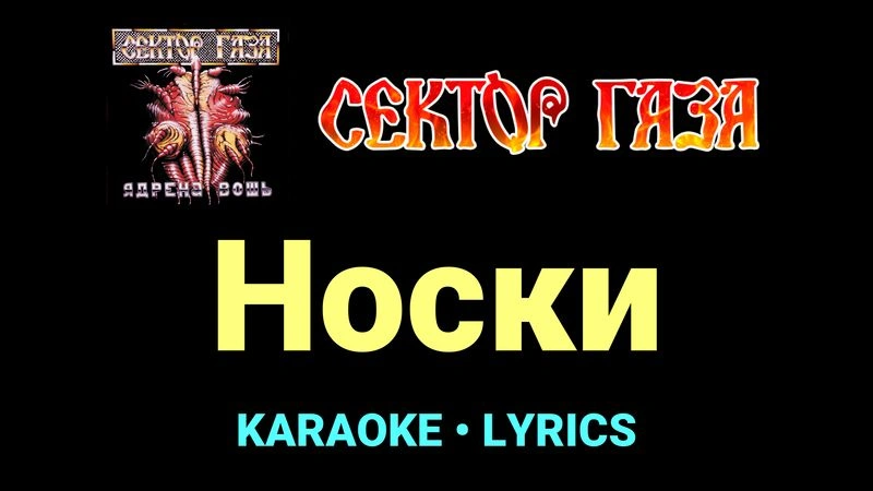 Носки ★♫★ Сектор Газа