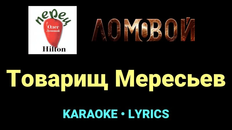 Товарищ Мересьев ★♫★ Ломовой