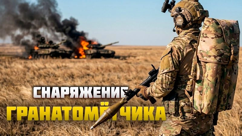 СНАРЯЖЕНИЕ ГРАНАТОМЕТЧИКА !