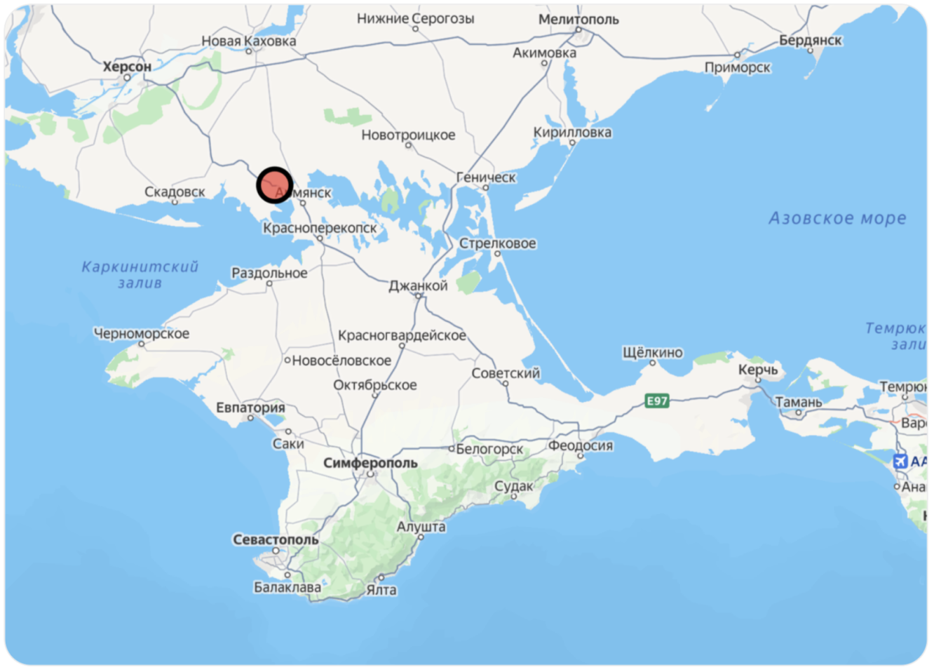 Об уничтоженных мостах на севере Крыма