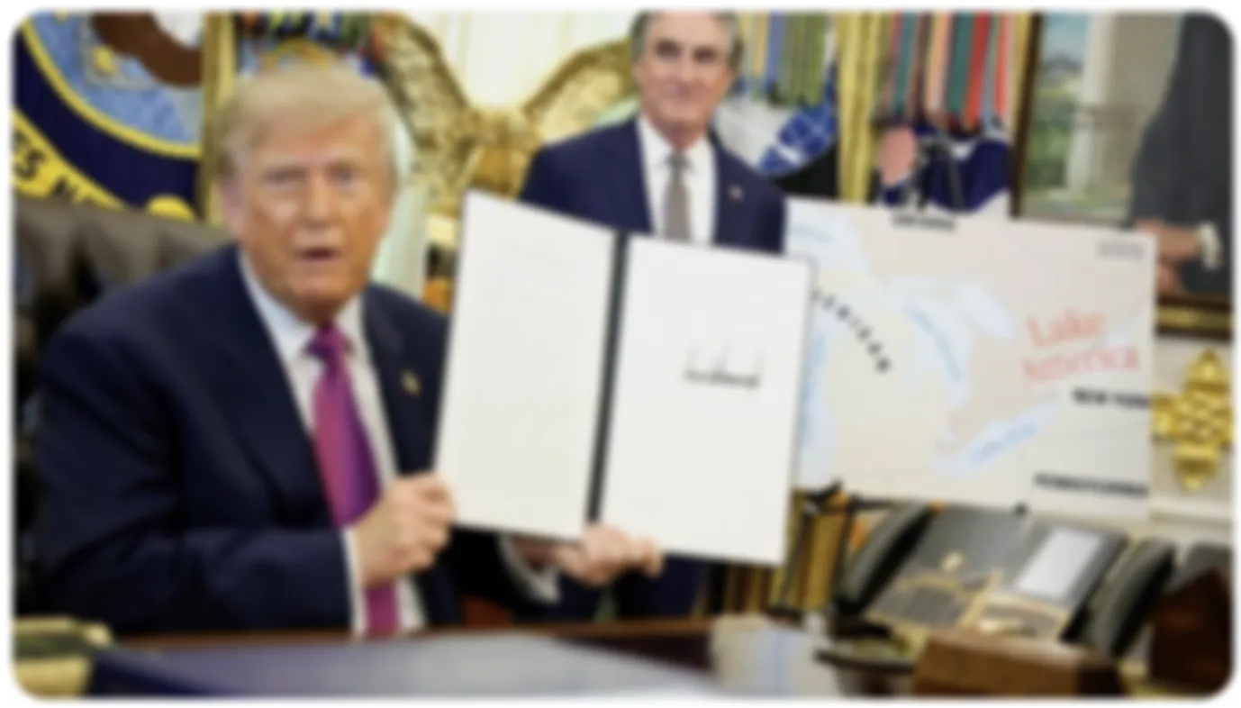 Что за озеро переименовал Д. Трамп и почему