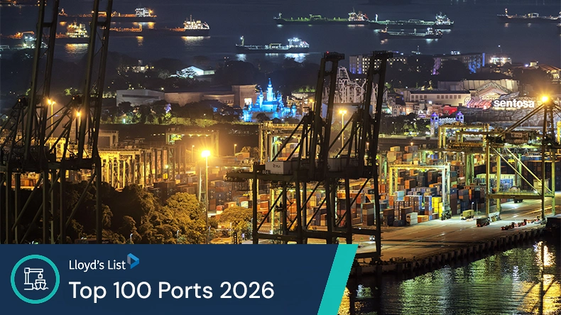 TOP 100 контейнерных портов мира по обороту за 2025