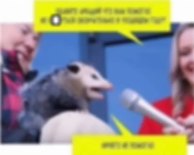 Глубинный опоссум ритуально орёт на государственного бога