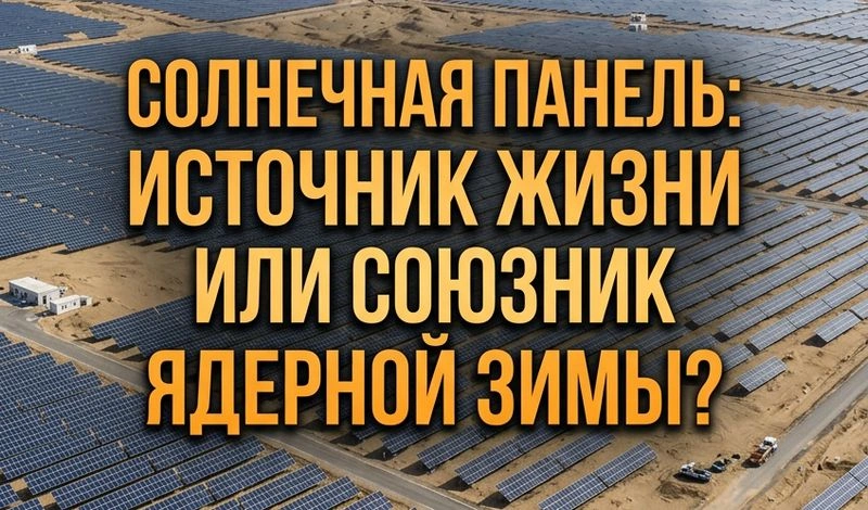 Солнечная панель: источник жизни или союзник ядерной зимы?