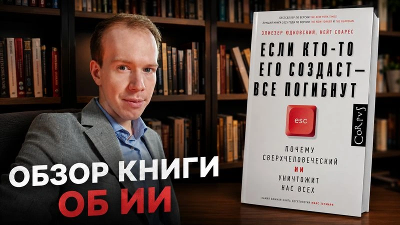 Обзор свежей книги об ИИ: «Если кто-то создаст его, все погибнут»!