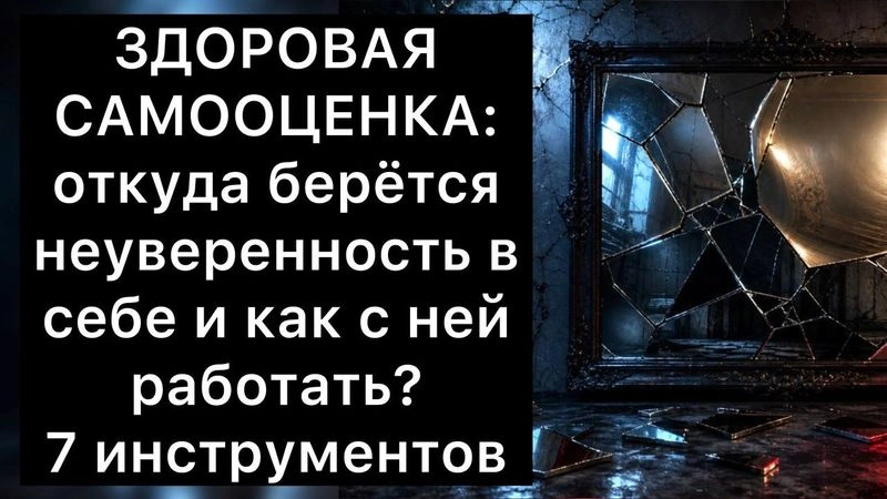 ЗДОРОВАЯ САМООЦЕНКА: откуда берётся неуверенность в себе и как с ней работать? 7 инструментов