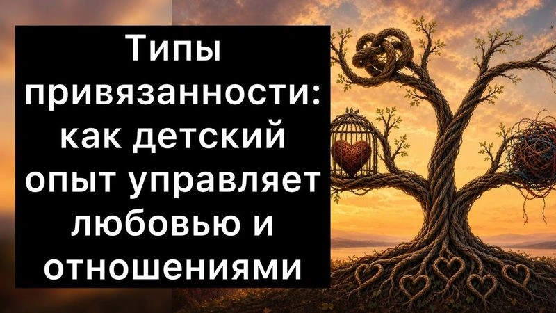 Типы привязанности: как детский опыт управляет любовью и отношениями
