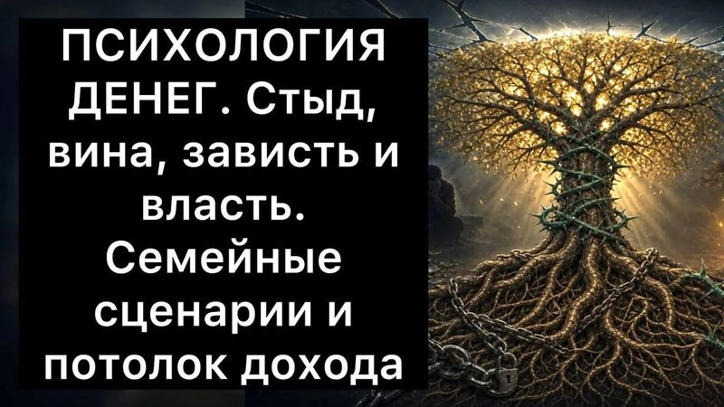 ПСИХОЛОГИЯ ДЕНЕГ. Стыд, вина, зависть и власть. Семейные сценарии и внутренний потолок дохода