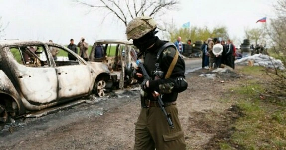 «Визитка Яроша». Бой ночью 20.04.14 — смешной мем, страшная ситуация