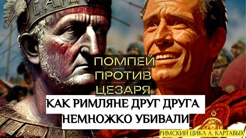 СТУДИЯ МАЛНИК — КАК РИМЛЯНЕ ДРУГ ДРУГА НЕМНОЖКО УБИВАЛИ. ГРАЖДАНСКАЯ ВОЙНА. ПОМПЕЙ ПРОТИВ ЦЕЗАРЯ [РАННИЙ ДОСТУП, АУДИО]
