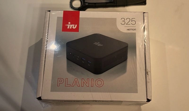Распаковка неттопа iRU Planio 325 Ryzen 5 3500U
