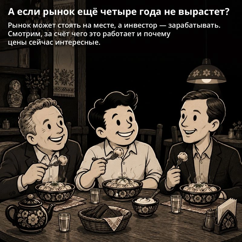 А если рынок ещё четыре года не вырастет?