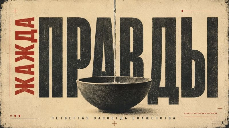 Блаженны алчущие и жаждущие правды / Вечер с Доктором Боровских