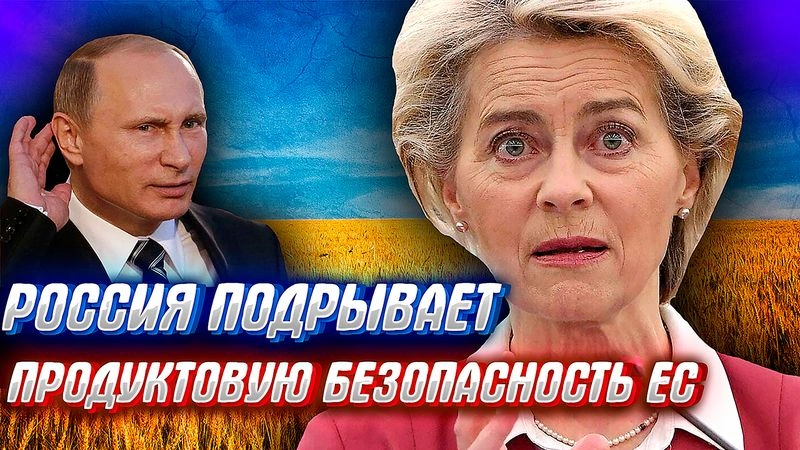 РОССИЯ РАСПОЯСАЛАСЬ, ОТБИРАЕТ КУСОК ХЛЕБА У ЕВРОСОЮЗА