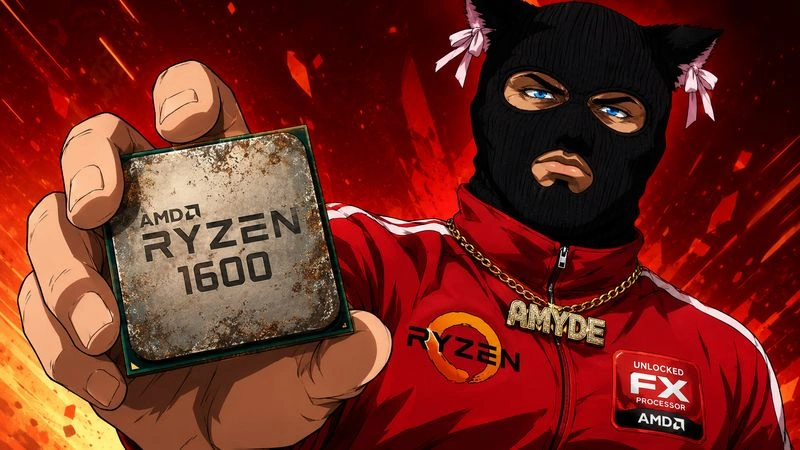 Протестировал Ryzen 1600 в 2026 году и АХУ…