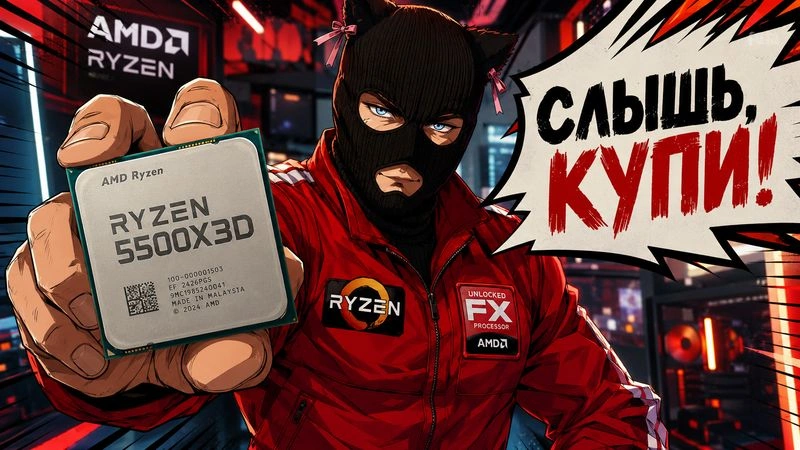 Ты обязан купить Ryzen 5 5500×3D и вот почему