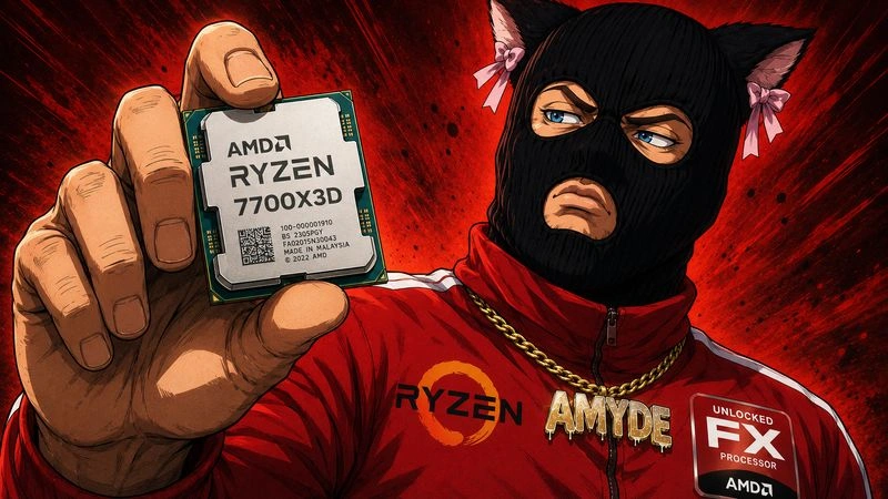 Ryzen 7700×3D худший в истории X3D процессор?