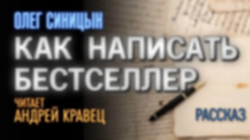 О.Синицын "Как написать бестселлер". Рассказ