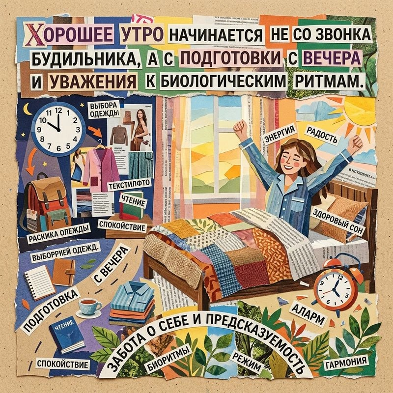 Хорошее утро начинается не со звонка будильника.