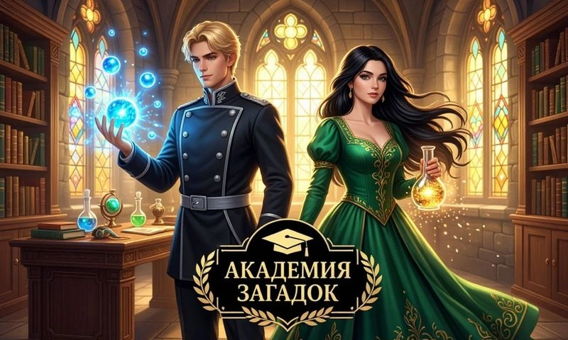 АУДИОКНИГА. АКАДЕМИЯ ЗАГАДОК. (КНИГА 1-2).