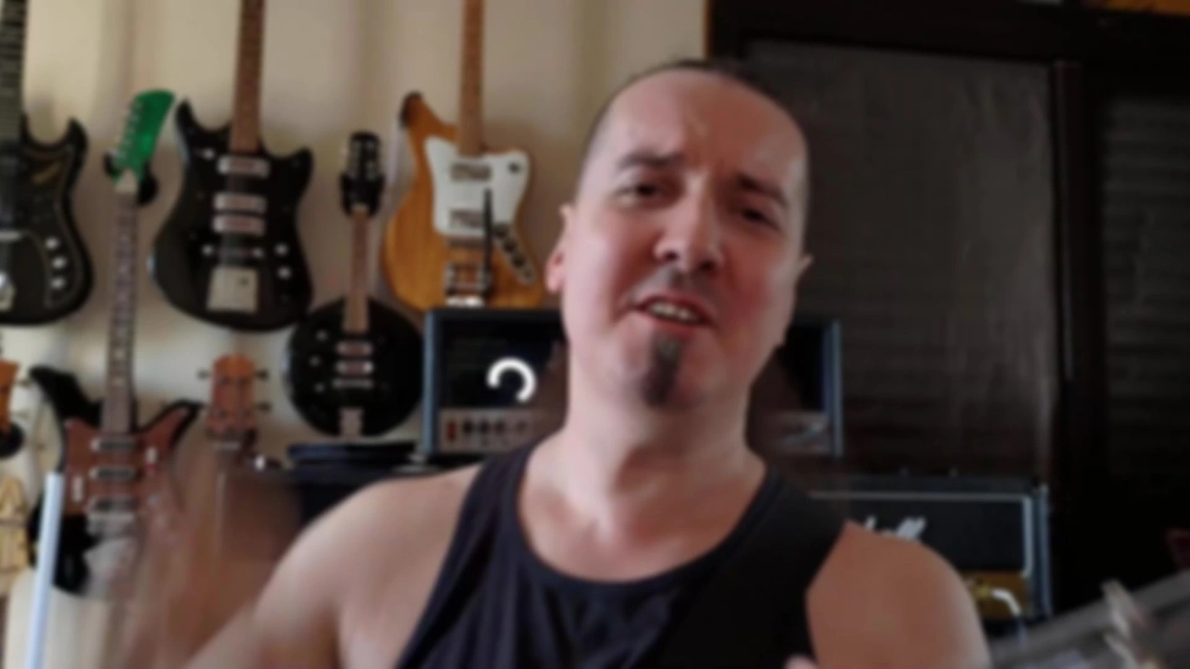58. Подготовительное упражнение на бенд с вибрато. Am 70 bpm