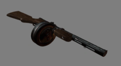 Пистолет-пулемёт Дегтярёва (Degtyarev submachine gun)