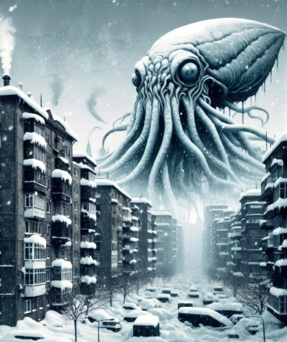 Снег, кровь и монстры