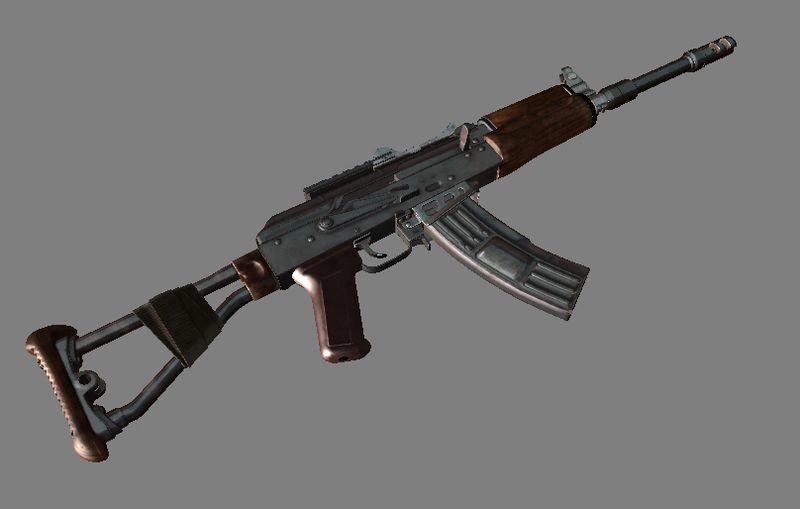 Автомат АК-74У (AK-74U Assault Rifle). FNV и FO3.