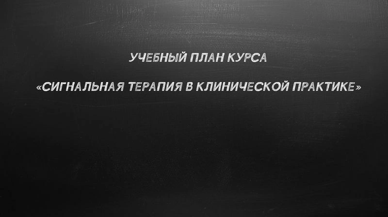 План учебного курса
