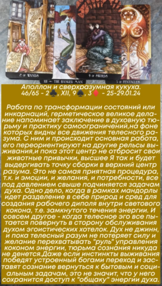 Аполлон 25-29.01.24