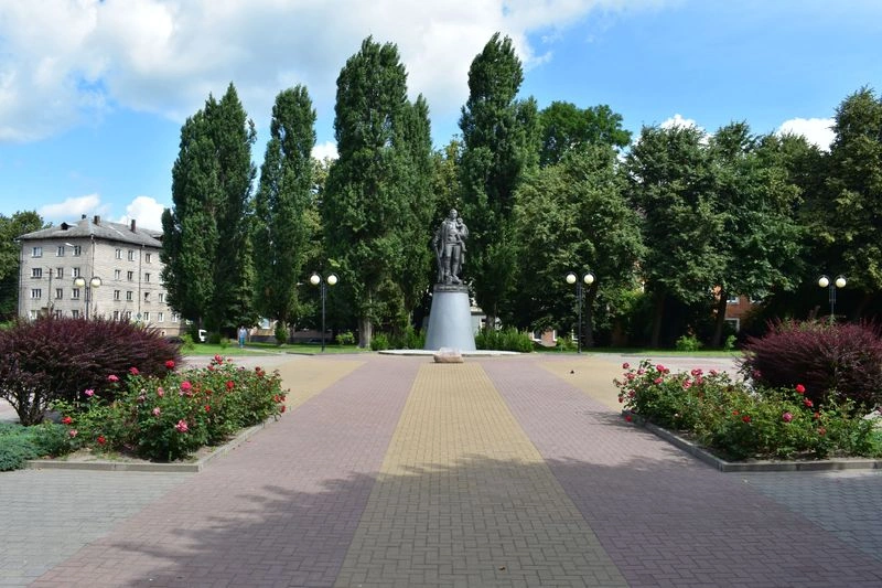 Памятник воину — освободителю в Советске.