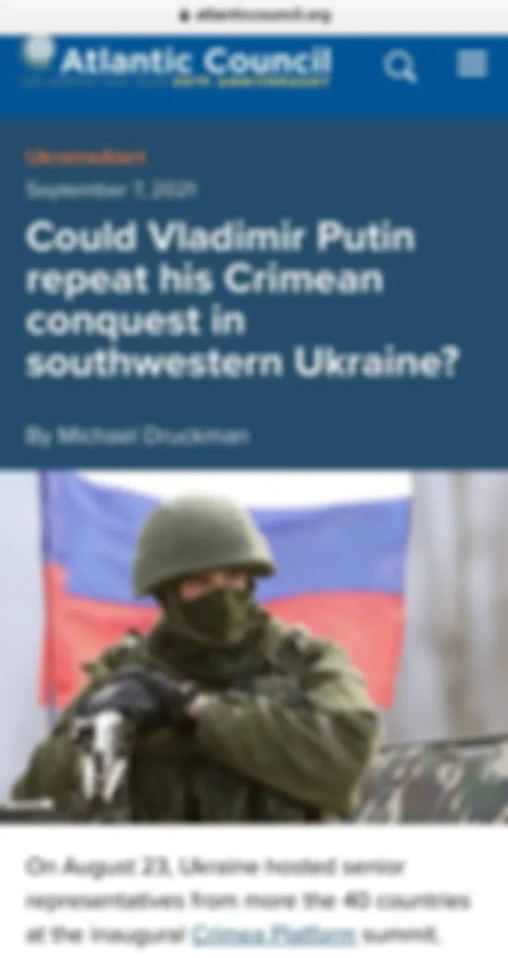 2410 слов о российском наступлении на Украину