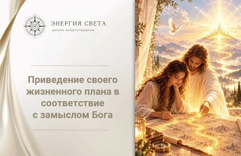 Приведение своего жизненного плана в соответствие с замыслом Бога