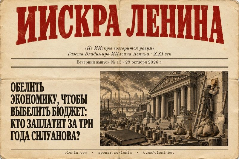Обелить экономику, чтобы выбелить бюджет: кто заплатит за три года Силуанова?